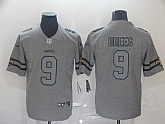 Nike Saints 9 Drew Brees 2019 Gray Gridiron Gray Vapor Untouchable Limited Jersey,baseball caps,new era cap wholesale,wholesale hats